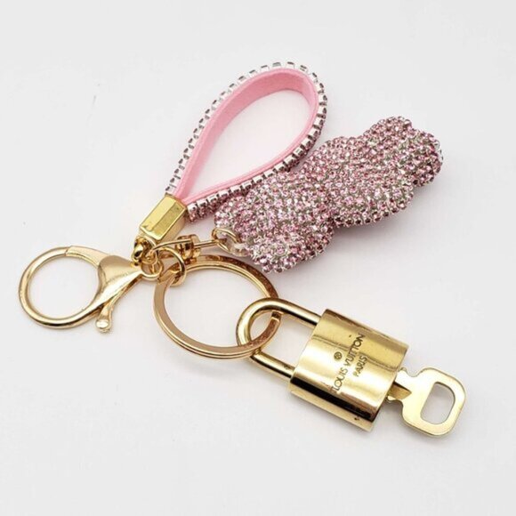 Authentic Louis Vuitton Lock & Key with unbranded Bagcharm, Keycharm, Keychain - Picture 5 of 6